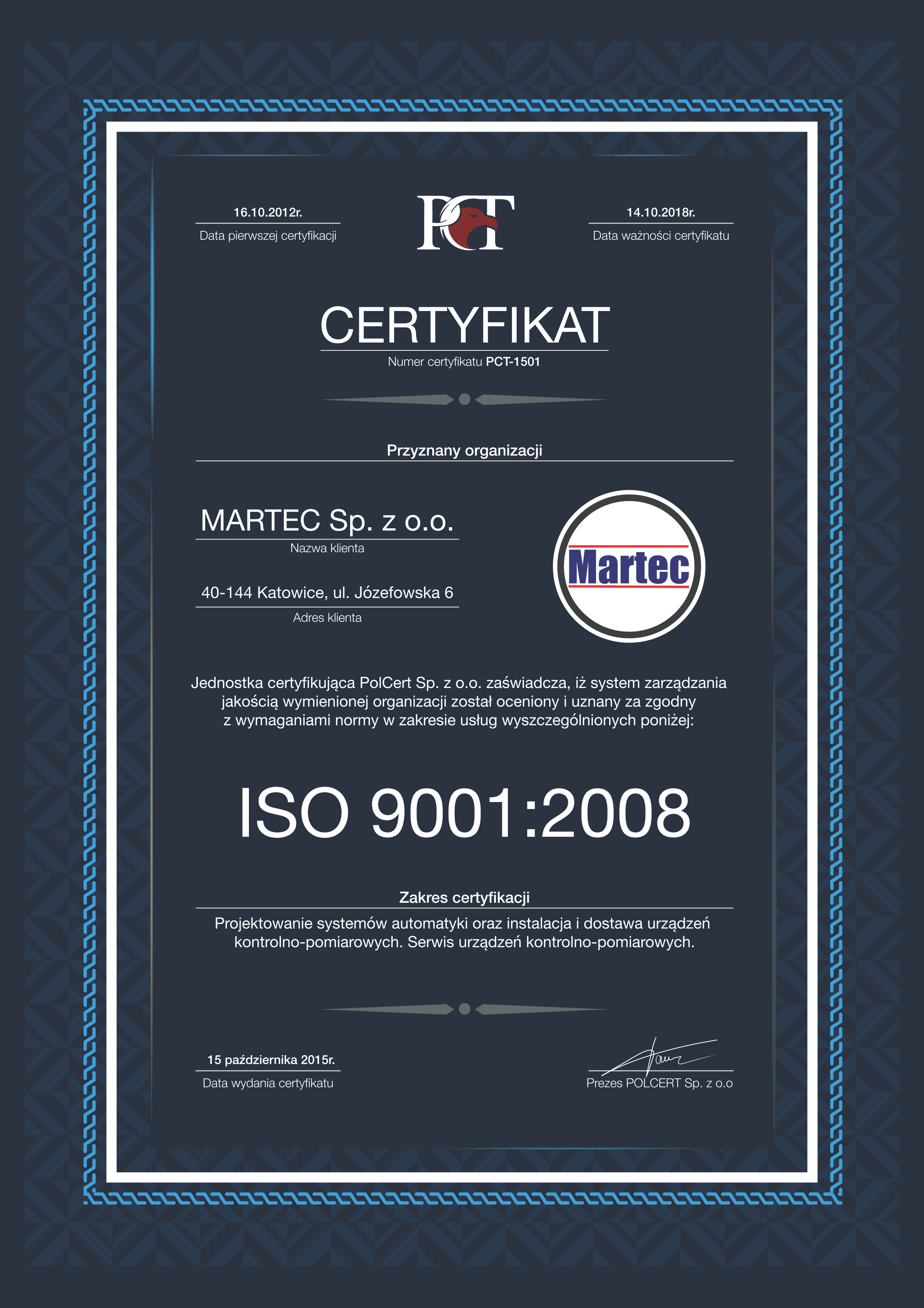 martec iso